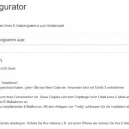 E-Mail Client Konfigurator