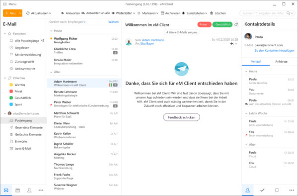 eM Client – Bild 5